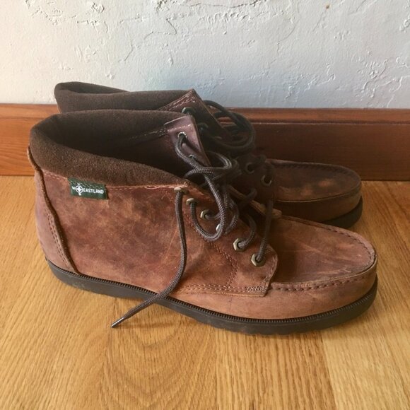 Eastland Other - Eastland High Top Boots Brown Suede Boots Laced Up Boots Size 9 Brown Boots